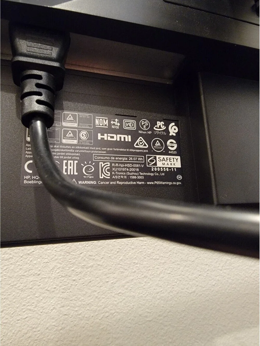 HP Gamer X24ih 144Hz 23.8